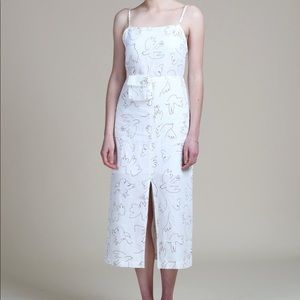 Paloma Wool Dress linen museo “Paloma” print